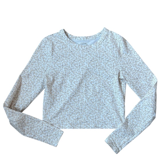 Coquette Floral PacSun Long sleeve tee - Picture 1 of 3